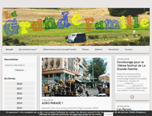 Tablet Screenshot of lagrandefamille.org